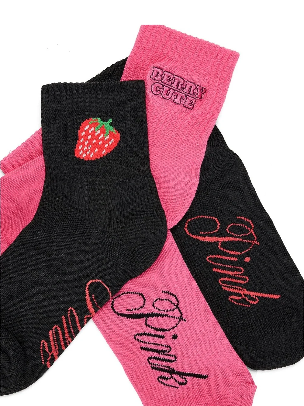 PINK Victoria’s Secret 2-Pack Quarter Socks